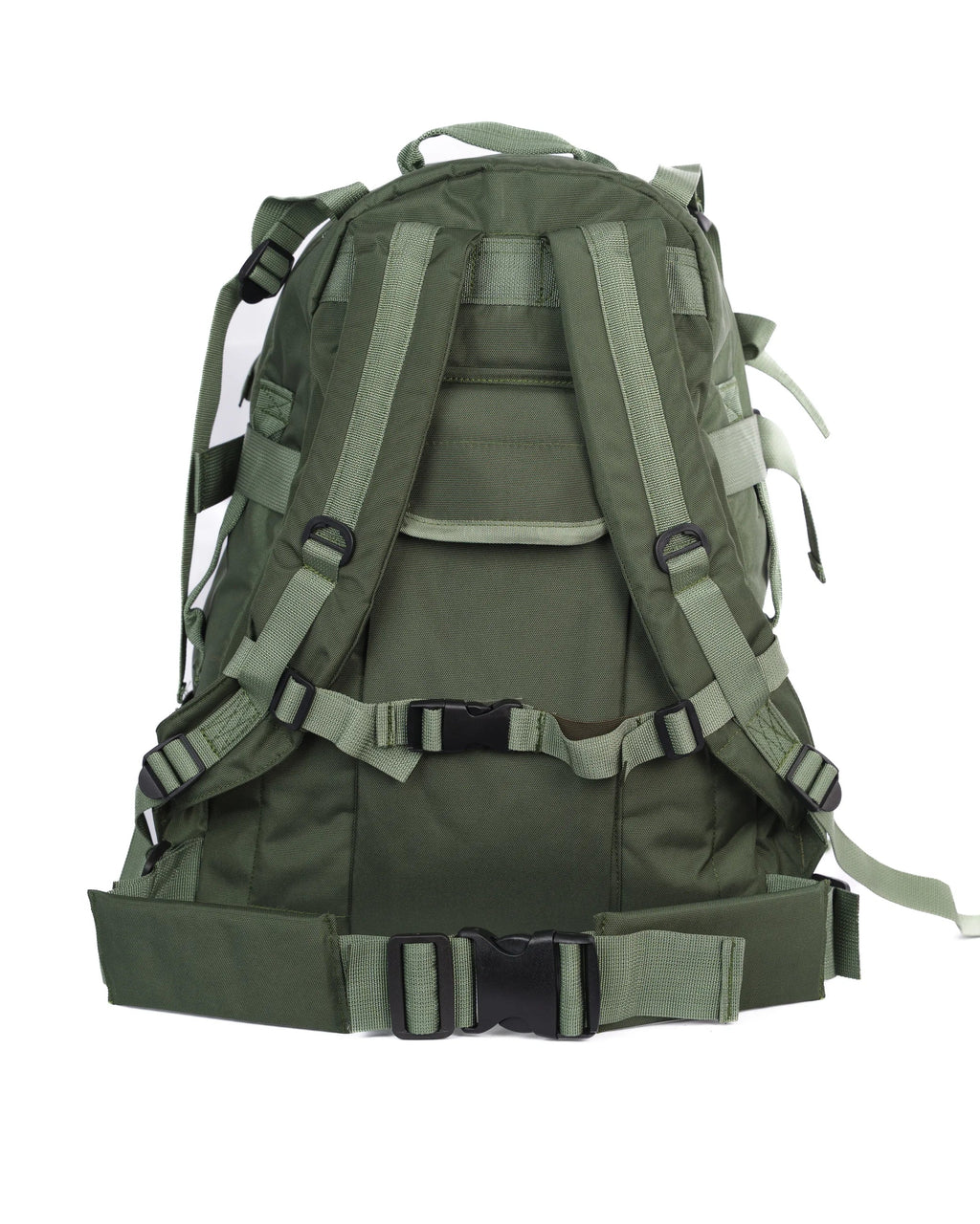 Morral Nómada Táctico Resistente y Funcional Verde Militar Posterior