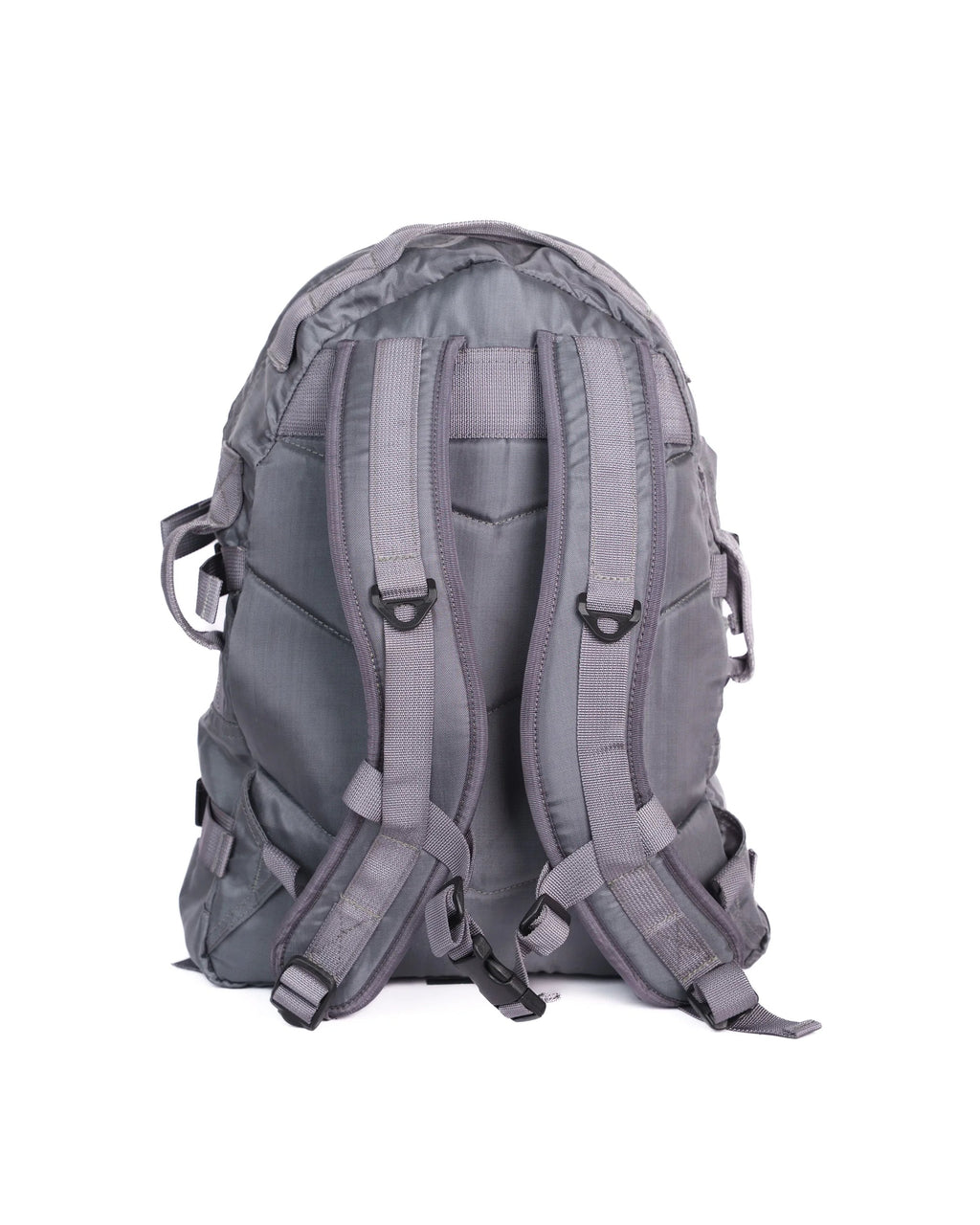 Morral Nómada Táctico Resistente y Funcional Gris Posterior